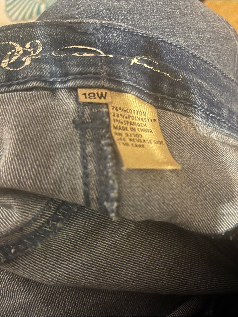DG2 by Diane Gilman Dark Blue Denim Bermuda Shorts - Picture 3 of 3